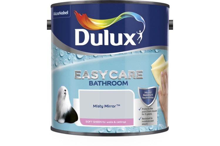 Dulux Easycare Bath Soft Sheen Misty Mirror 2.5L