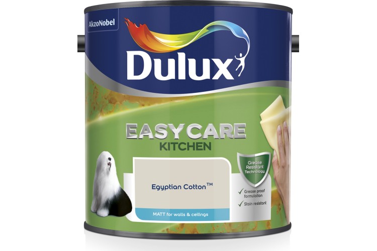 Dulux Easycare Kitchen Matt Egyptian Cotton 2.5L