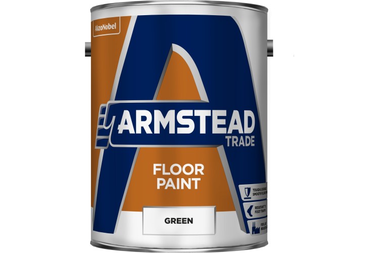 Armstead Trade Floor Paint Green 5L
