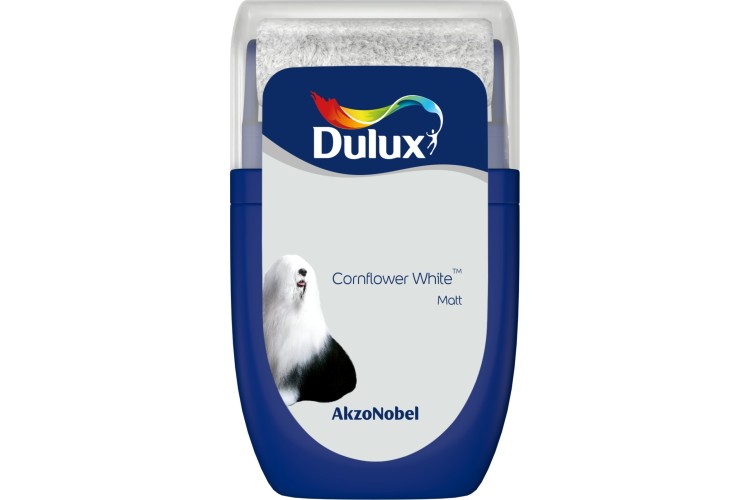 Dulux Colour Tester Cornflower White 30ml