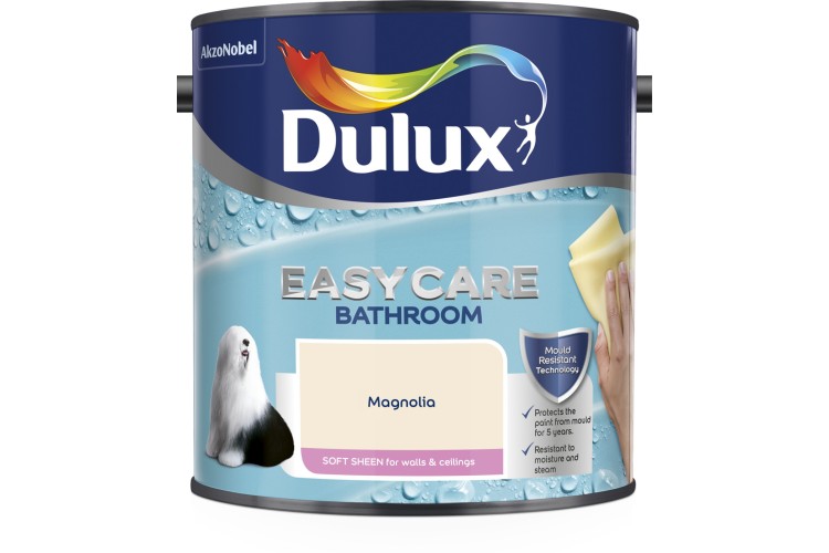 Dulux Easycare Bath Soft Sheen Magnolia 2.5L