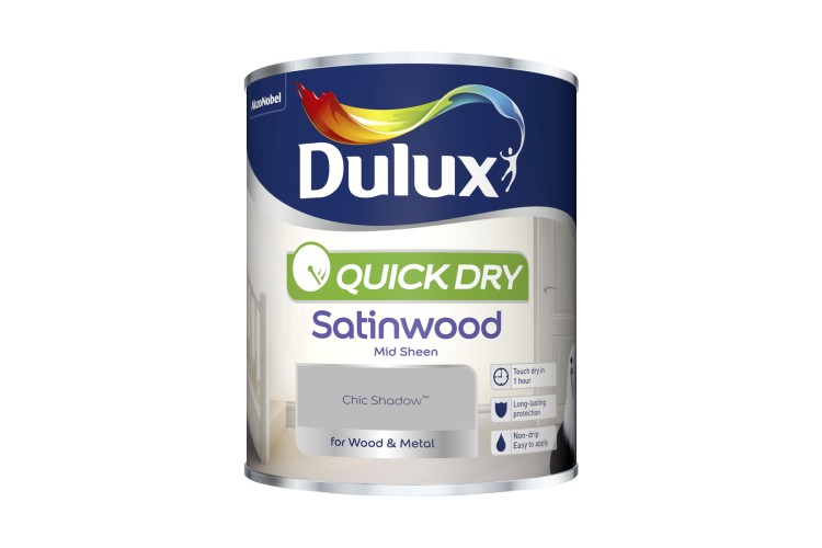 Dulux Quick Drying Satinwood Chic Shadow 750ml