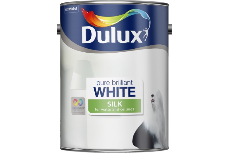 Dulux Silk PBW Pure Brilliant White 5L