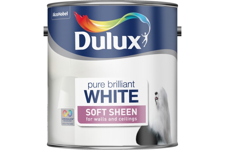 Dulux Soft Sheen PBW Pure Brilliant White 2.5L