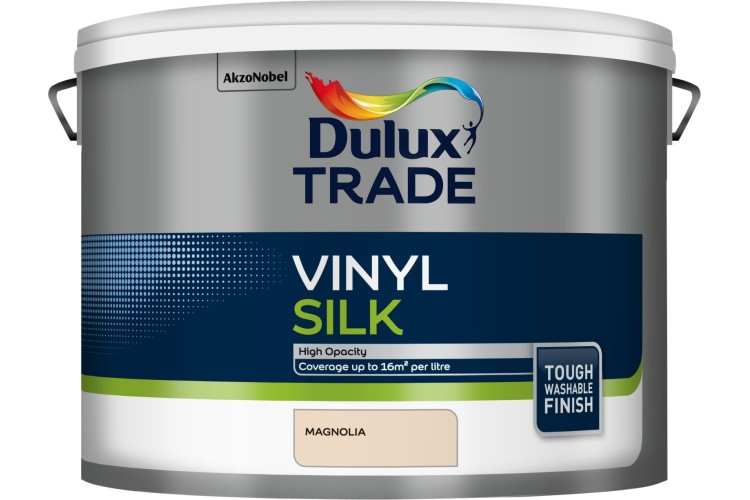 Dulux Trade Vinyl Silk Magnolia 10L