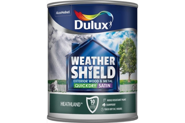 Dulux Weathershield Quick Drying Satin Heathland 750ml