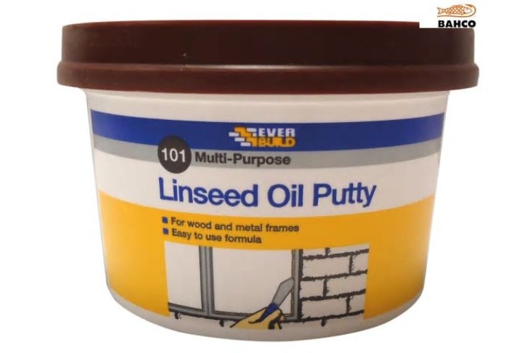 Everbuild Multi Purpose Linseed Oil Putty 101 Brown 500G