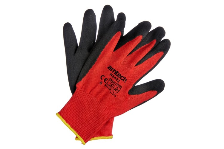 Nitrile Performance Work Gloves Medium (Size: 8)