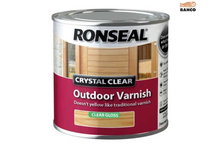 Ronseal Crystal Clear Outdoor Varnish Matt 250ml