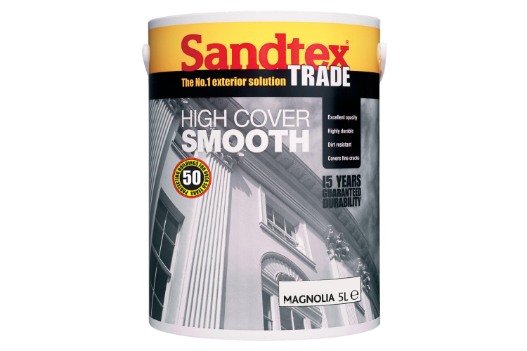 Sandtex  Trade Masonry Paint 5L - Magnolia