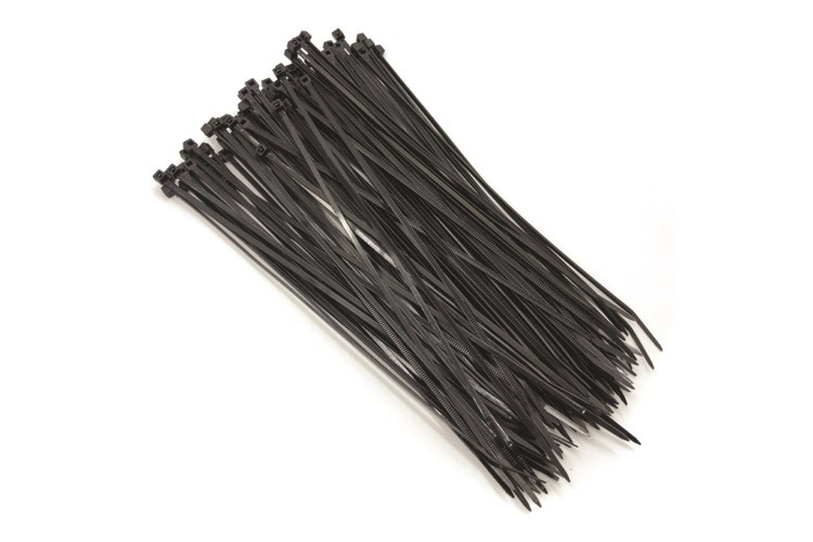 100pcs Cable Ties (200 x 2.5 mm) Black