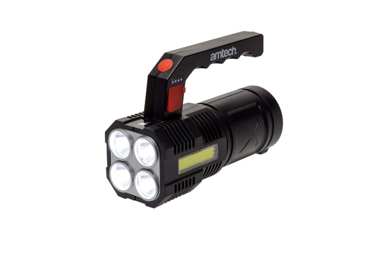 10W USB rechargeable portable torch