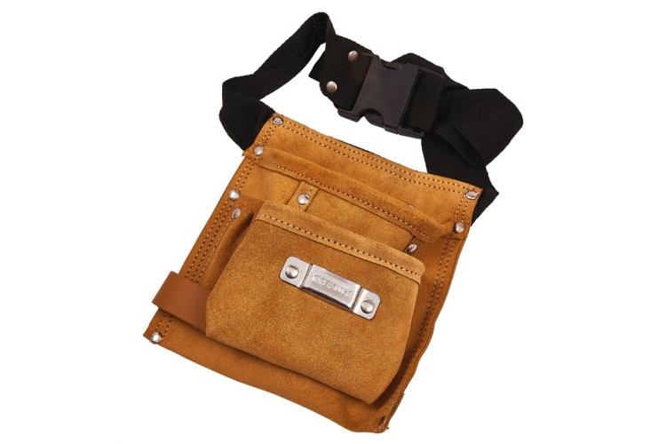 6 Pocket Leather Tool Belt