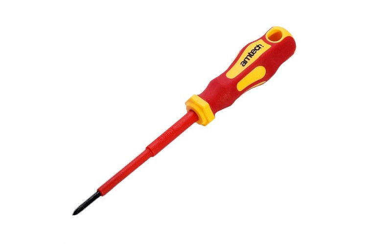 75mm Phillips VDE? 1000V electrical screwdriver with PH 0 tip