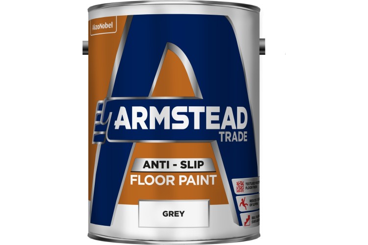 Armstead Trade Anti-Slip Floor Paint Grey 5L
