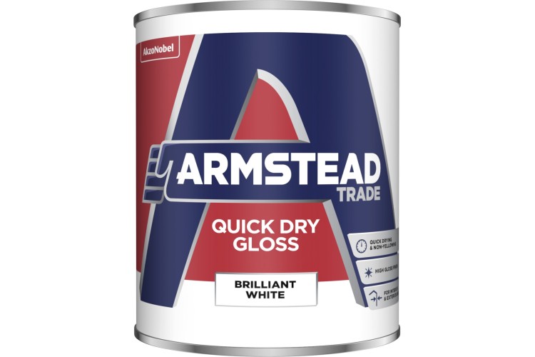 Armstead Trade Quick Dry Gloss Brilliant White 1L