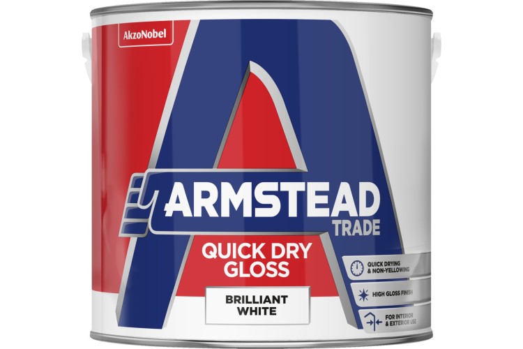 Armstead Trade Quick Dry Gloss Brilliant White 2.5L