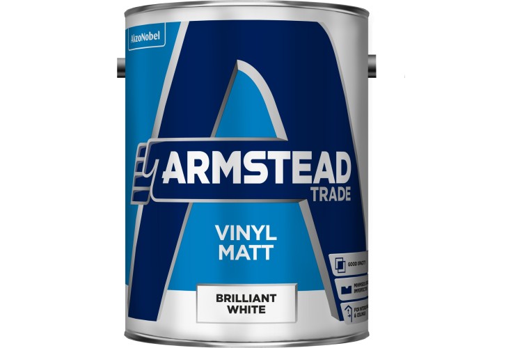 Armstead Trade Vinyl Matt Brilliant White 5L