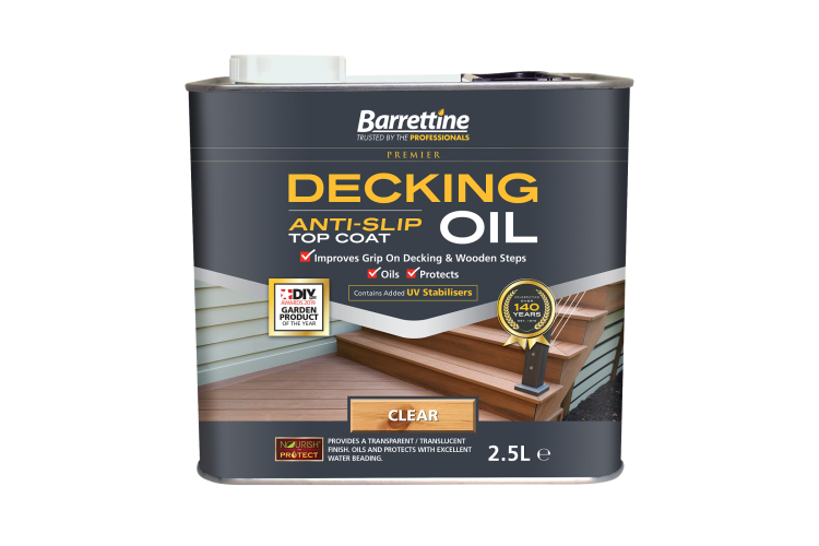 Barrettine Decking Anti Slip Decking Oil  2.5L