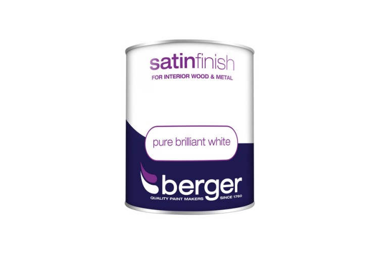 Berger Satin Sheen Brilliant White 1.25L
