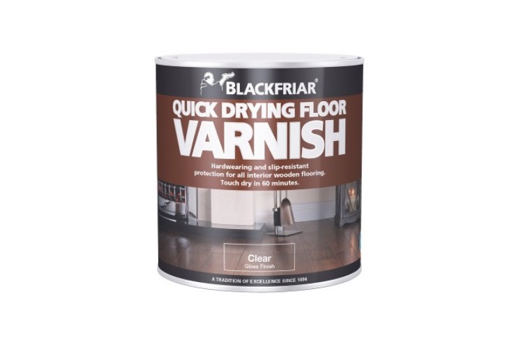 Blackfriar Quick Drying Floor Varnish Clear Gloss 2.5L
