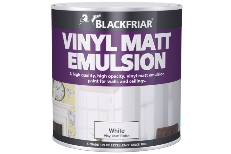 Blackfriar Vinyl Matt Emulsion Brilliant  White 1L