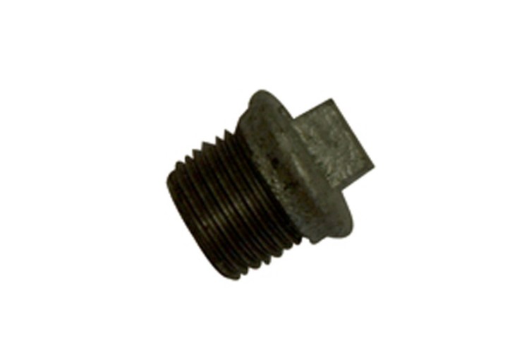 Bm290 Black Iron Flanged Plug 1/2