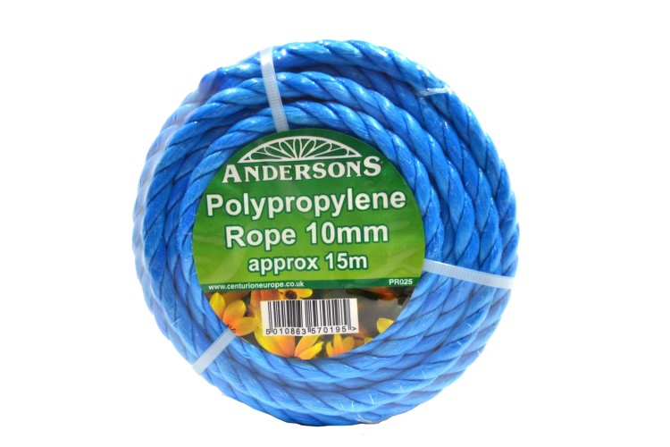 Cen 10Mm X 15M Polypropylene Rope Mini Coils PR025