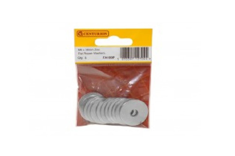 Cen M6 X 38Mm Zinc Plated Flat Repair Washers (Pack Of 5) FA199P