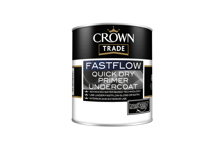 Crown Trade Fastflow Quick Dry Primer Undercoat White 1L