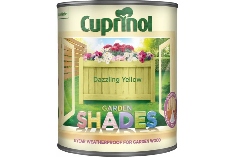 Cuprinol Garden Shades Dazzling Yellow 1L