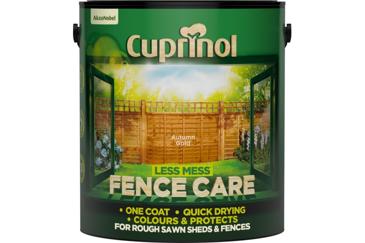 Cuprinol Less Mess Fence Care Autumn Gold  6L