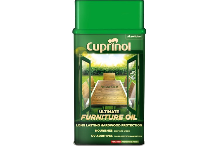 Cuprinol Ultimate Furniture Oil Clear 1L