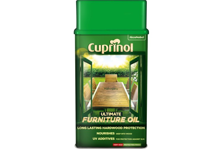 Cuprinol Ultimate Furniture Oil Mahogany 1L