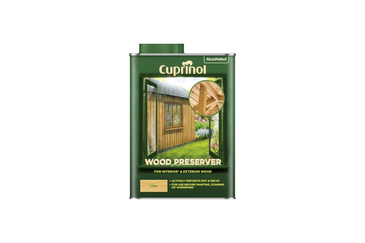 Cuprinol Wood Preserver Clear  Clear 1L