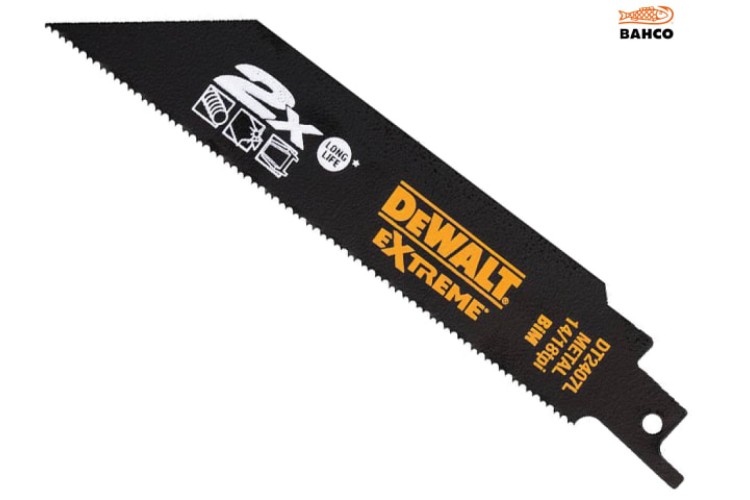 Dewalt Dt2407L 2X Life Reciprocating Metal Saw Blades 152Mm 1418 Tpi (5)