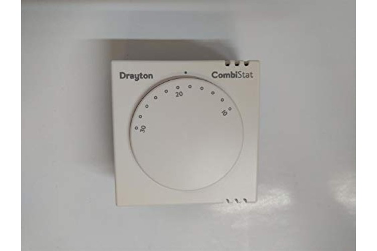 Drayton 24028 Rts8 Combi-Stat Room Thermostat, White