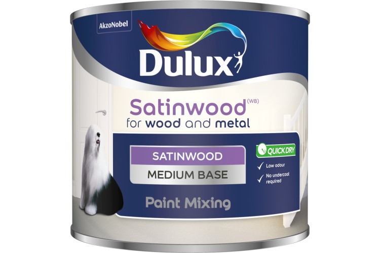 Dulux Colour Mix Satinwood Medium Base 500ml