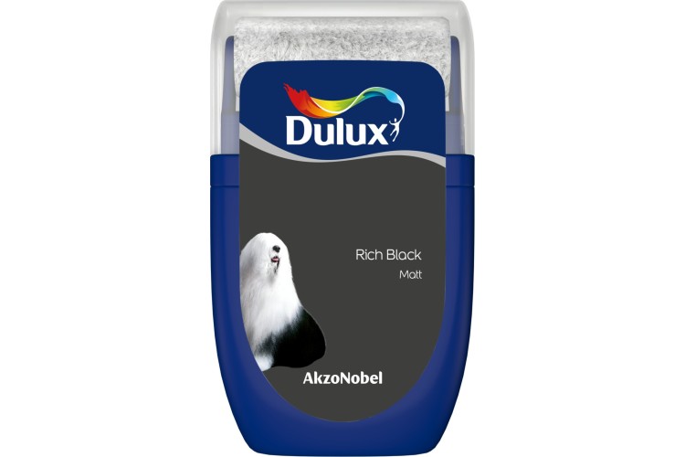 Dulux Colour Tester Rich Black 30ml