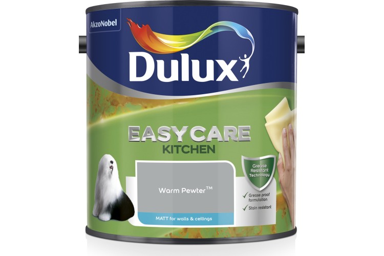 Dulux Easycare Kitchen Matt Warm Pewter 2.5L