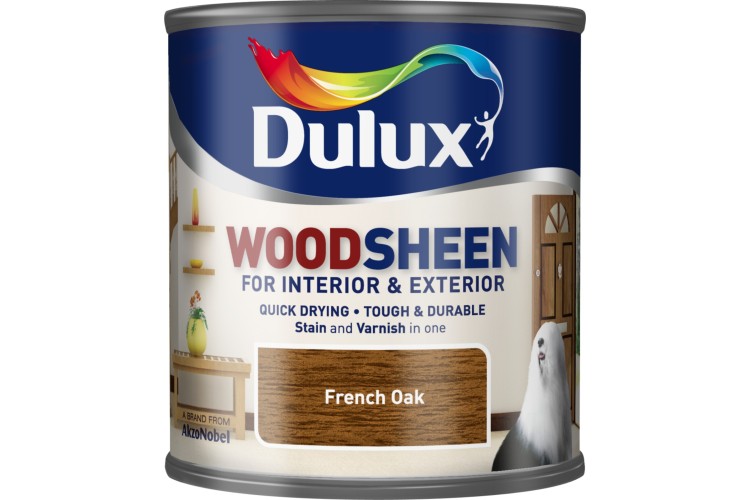 Dulux Interior & Exterior Water Based Woodsheen French Oak 250ml