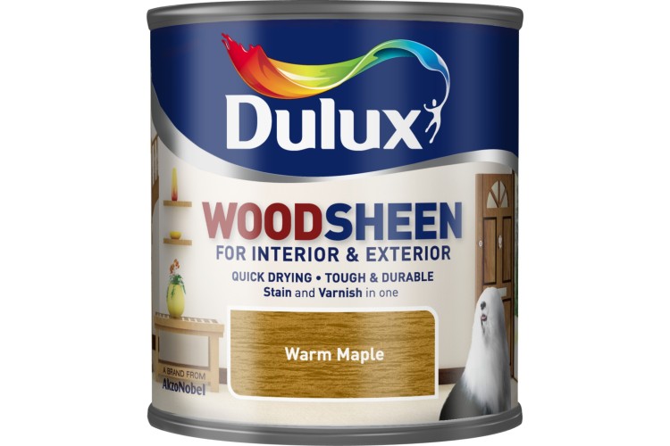 Dulux Interior & Exterior Water Based Woodsheen Warm Maple 250ml