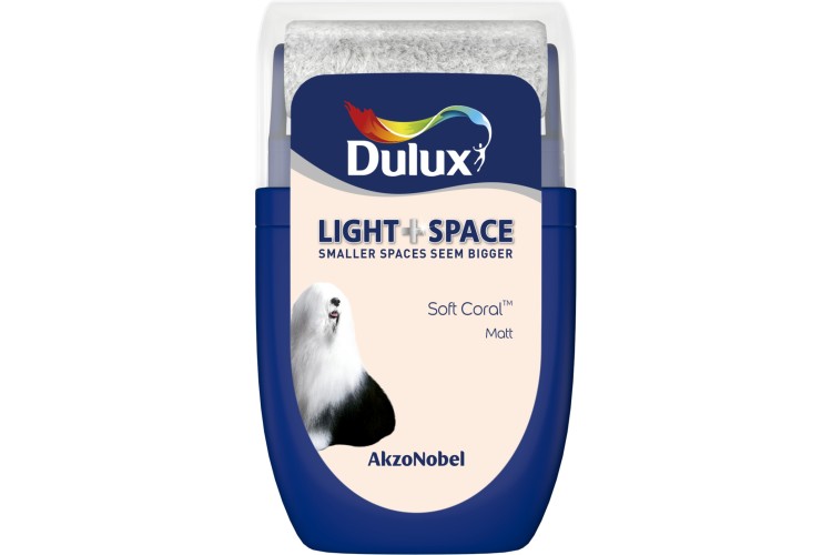 Dulux Light & Space Tester Soft Coral 30ml