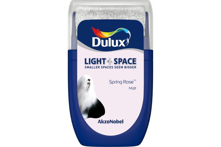 Dulux Light & Space Tester Spring Rose 30ml