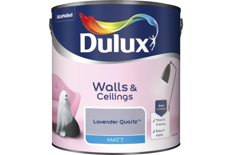Dulux Matt Lavender Quartz 2.5L