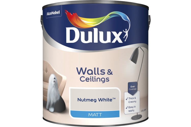 Dulux Matt Nutmeg White 2.5L