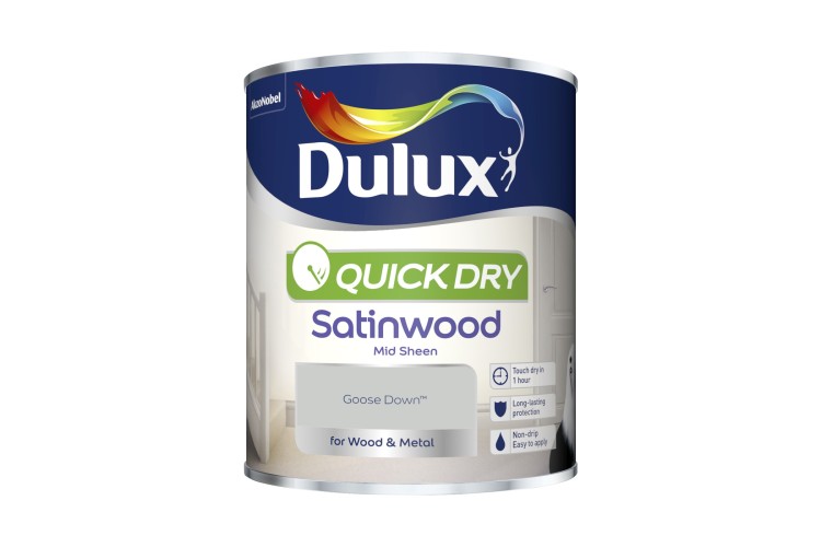 Dulux Quick Drying Satinwood Goose Down 750ml