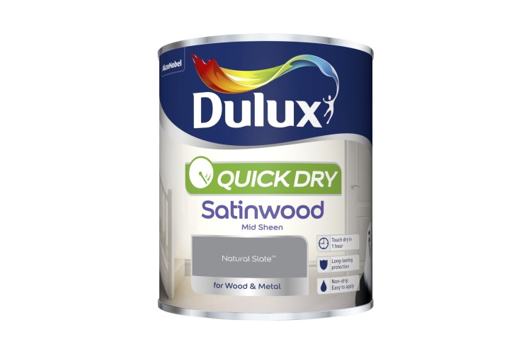 Dulux Quick Drying Satinwood Natural Slate 750ml