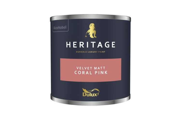 Dulux Trade Heritage Colour Tester Coral Pink 125ml
