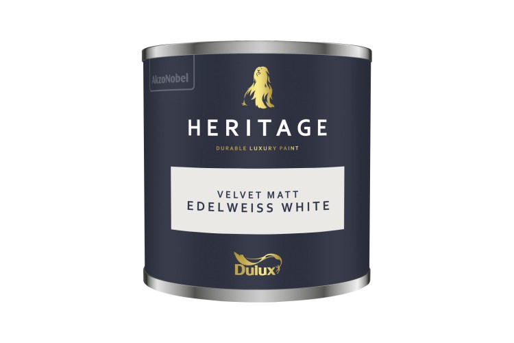 Dulux Trade Heritage Colour Tester Edelweiss White 125ml